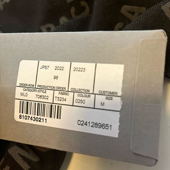 BALENCIAGA Printed Cotton T-Shirt M MSRP: $ 1350.00 - Picture 7 of 15